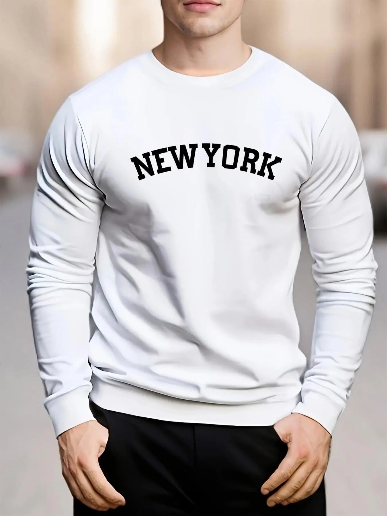 Regular Fit Letter Print Round Neck Casual Crew Daily - Adult & Kids T-Shirts, Sweatshirts & Hoodies apparel design preview 1