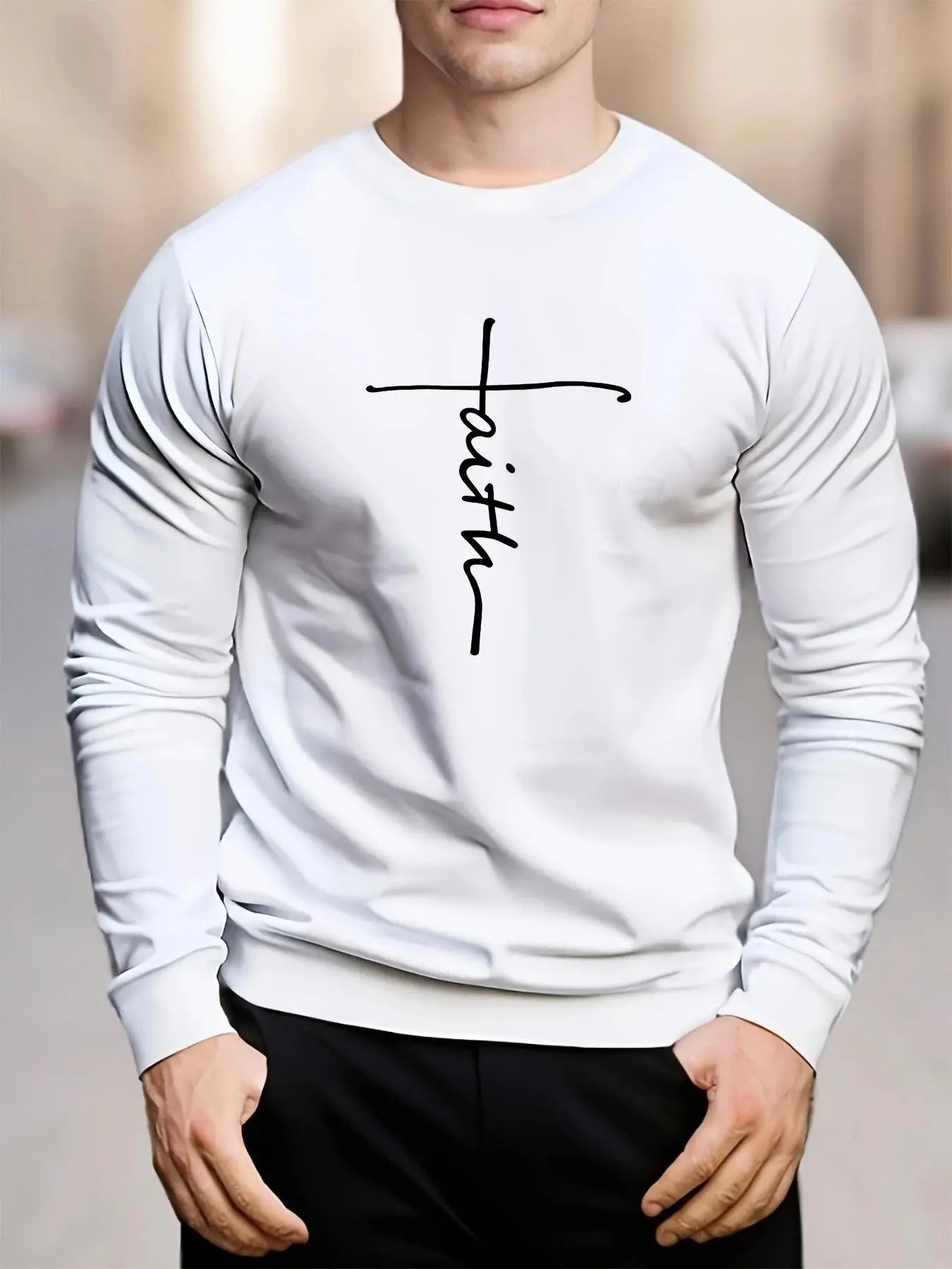 Regular Fit Letter Print Round Neck Casual Crew Daily - Adult & Kids T-Shirts, Sweatshirts & Hoodies apparel design preview 1