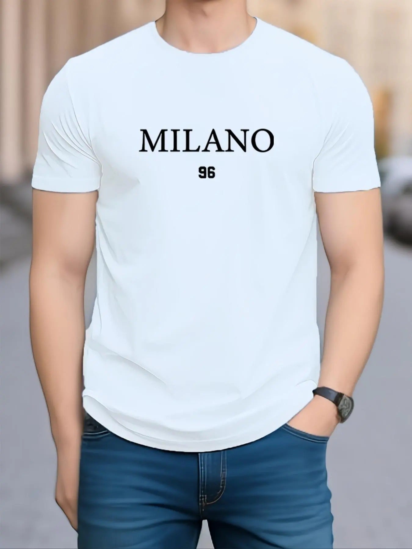 Regular Fit Letter Print Round Neck Casual Short - Adult & Kids T-Shirts, Sweatshirts & Hoodies apparel design preview 1