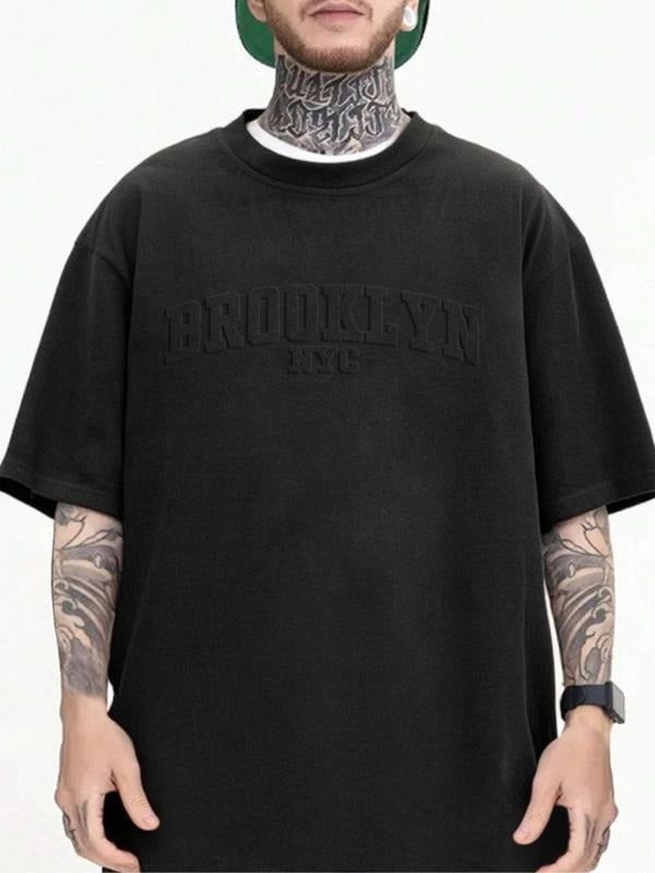 Regular Fit Letter Print Round Neck Casual Short - Adult & Kids T-Shirts, Sweatshirts & Hoodies apparel design preview 1