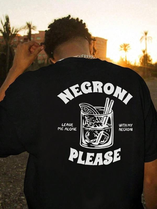 Regular Fit Negroni Leave Me Alone My Please Letter - Adult & Kids T-Shirts, Sweatshirts & Hoodies apparel design preview 1
