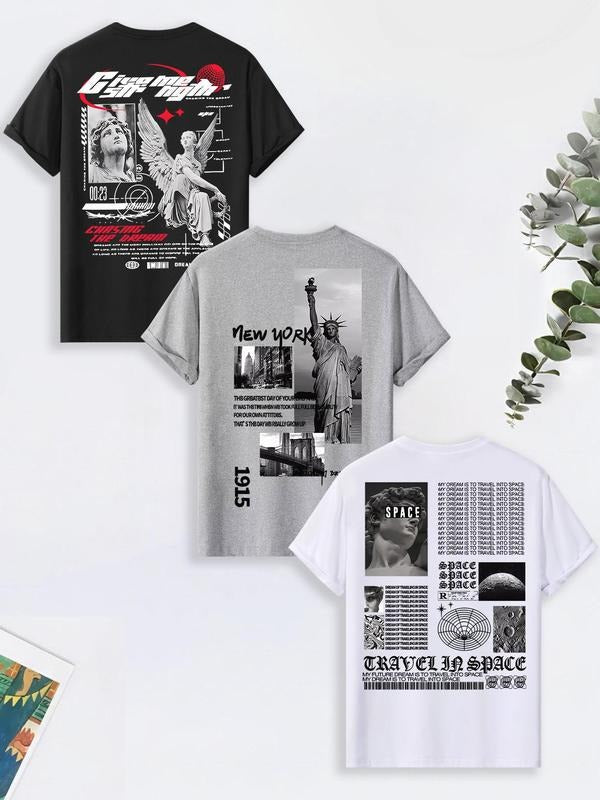 Regular Fit Sculpture Letter Round Neck Casual Comfy - Adult & Kids T-Shirts, Sweatshirts & Hoodies apparel design preview 1