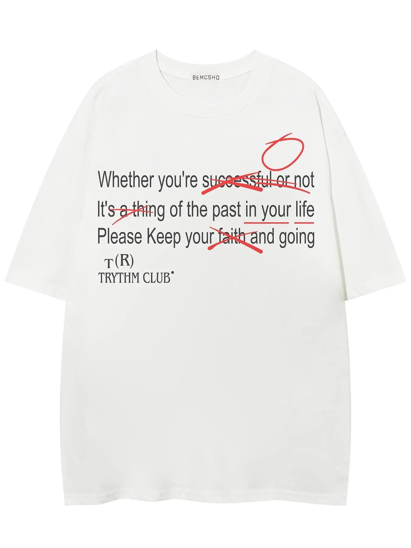 Slogan Print Round Neck Loose Casual Short Sleeve - Adult & Kids T-Shirts, Sweatshirts & Hoodies apparel design preview 1
