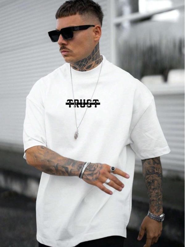 Summer Clothes Letter Print Drop Shoulder Regular Fit - Adult & Kids T-Shirts, Sweatshirts & Hoodies apparel design preview 1