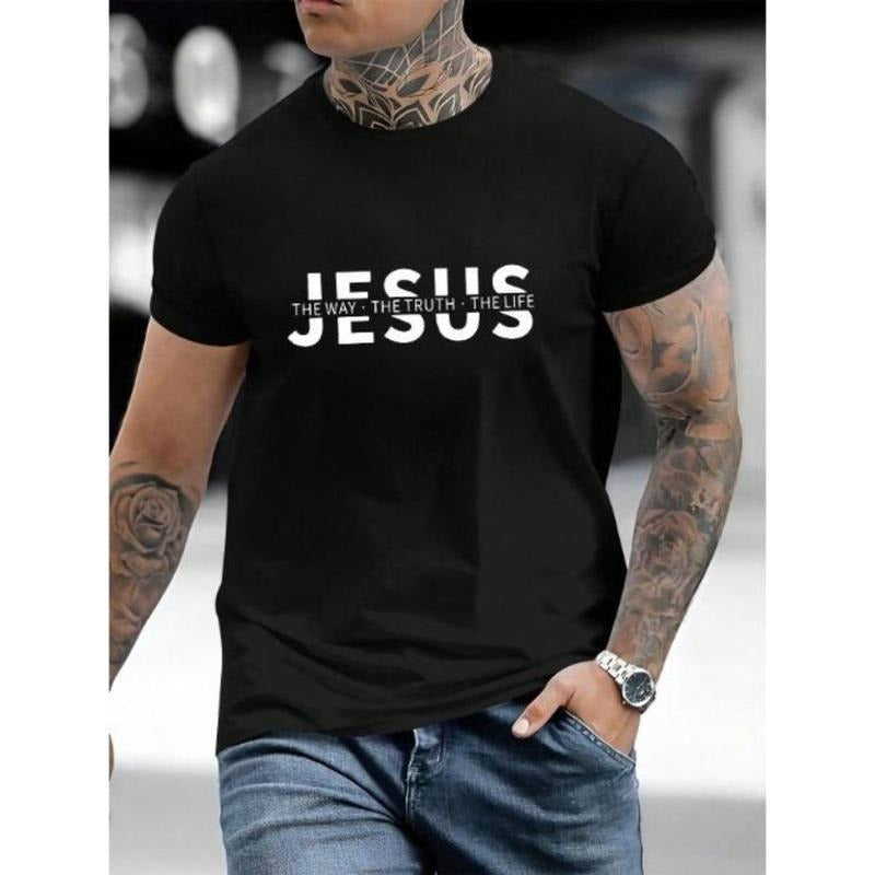 Summer Slogan Jesus Printed Short Sleeve Round Neck - Adult & Kids T-Shirts, Sweatshirts & Hoodies apparel design preview 1