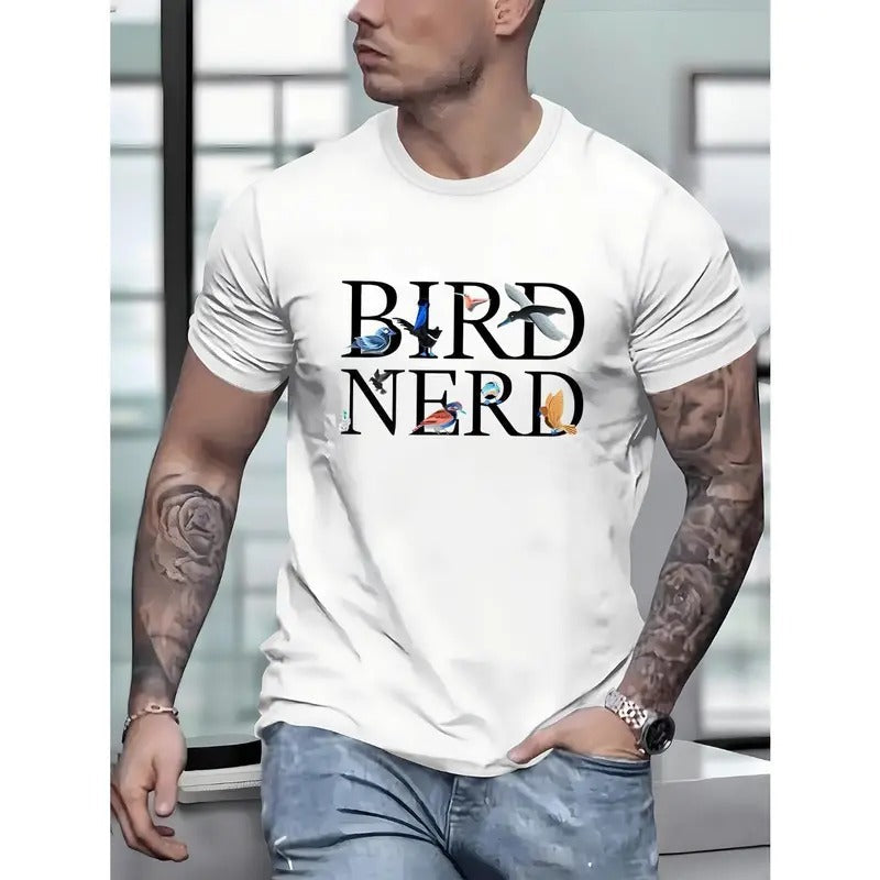 Creative Bird Print Short Sleeve Crew Neck Summer - Adult & Kids T-Shirts, Sweatshirts & Hoodies apparel design preview 1