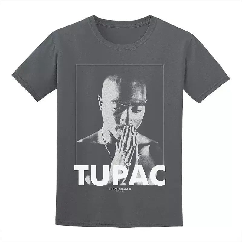 Tupac Hip Hop Short Sleeve Him Her Fan Cotton - Adult & Kids T-Shirts, Sweatshirts & Hoodies apparel design preview 1