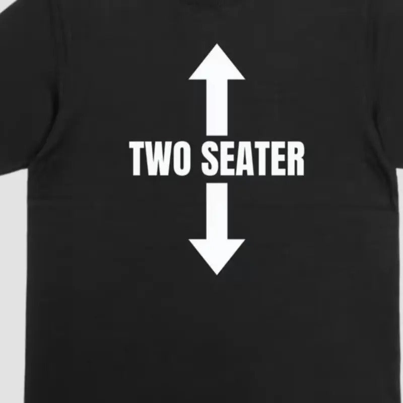 Two Seater 100% Cotton Casual Streetwear Breathable - Adult & Kids T-Shirts, Sweatshirts & Hoodies apparel design preview 1