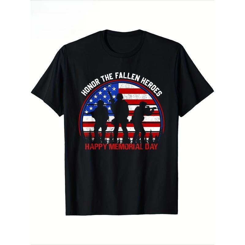 SHonor Fallen Heroes Memorial Day Patriotic Military - Adult & Kids T-Shirts, Sweatshirts & Hoodies apparel design preview 1
