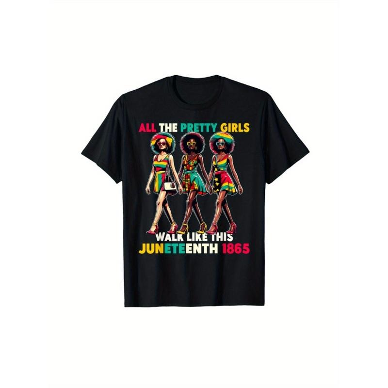 Juneteenth 1865 Freedom Celebration 180g Pure Cotton - Adult & Kids T-Shirts, Sweatshirts & Hoodies apparel design preview 1