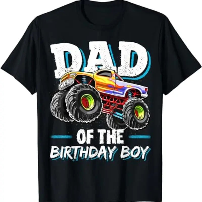 Dad Boy Monster Truck Novelty Menswear Top Underwear - Adult & Kids T-Shirts, Sweatshirts & Hoodies apparel design preview 1