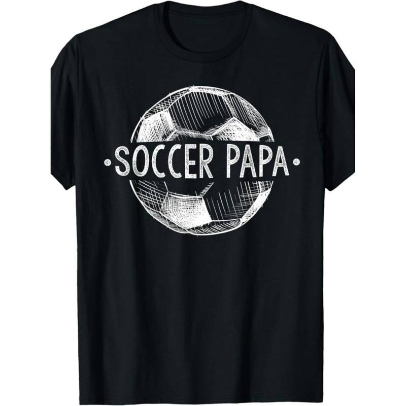 Soccer Papa Vibrant Animation Humorous Pattern Print - Adult & Kids T-Shirts, Sweatshirts & Hoodies apparel design preview 1