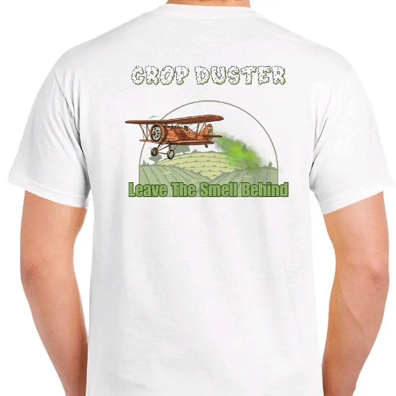 Crop Duster Leave Smell Behind Funny Meme Sport - Adult & Kids T-Shirts, Sweatshirts & Hoodies apparel design preview 1