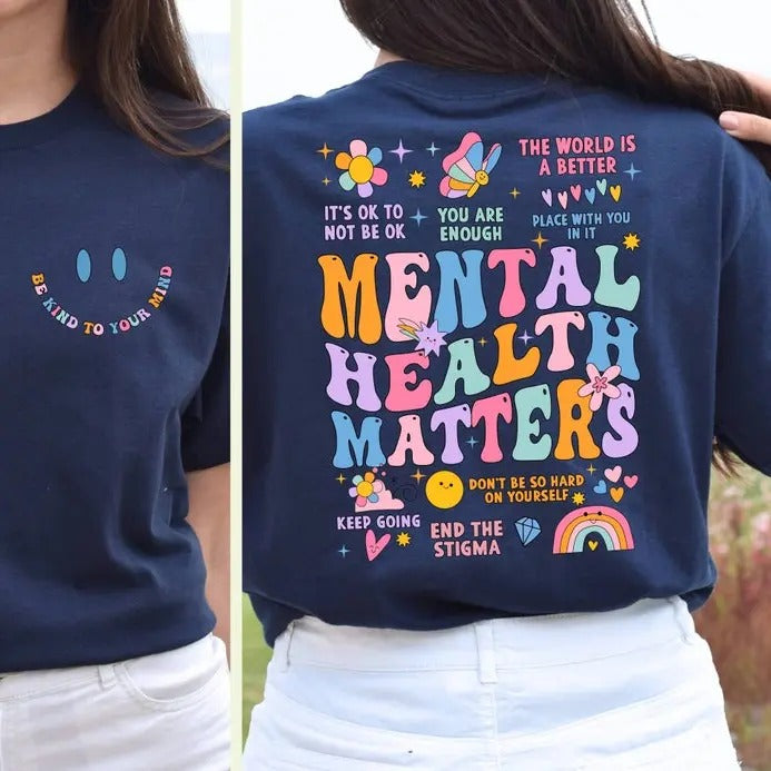 Mental Health Matters Breathable Casual Comfort - Adult & Kids T-Shirts, Sweatshirts & Hoodies apparel design preview 1