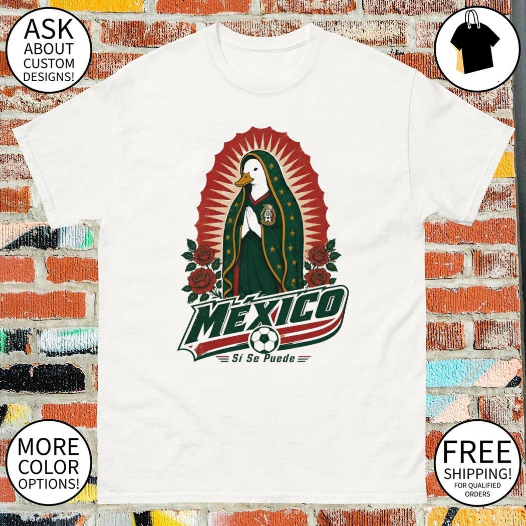 Merlin the goose Mexico Soccer World Cup 2026 Si Se - Adult & Kids T-Shirts, Sweatshirts & Hoodies apparel design preview 1