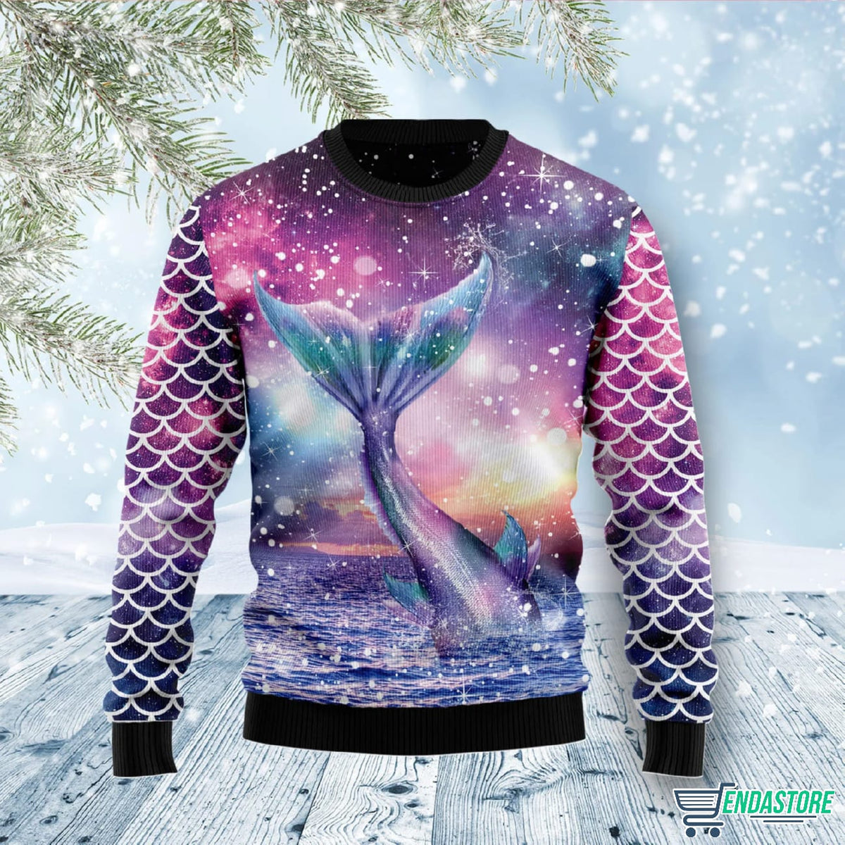 Mermaid Soul 3D Ugly Christmas Sweater - Holiday Gift product image