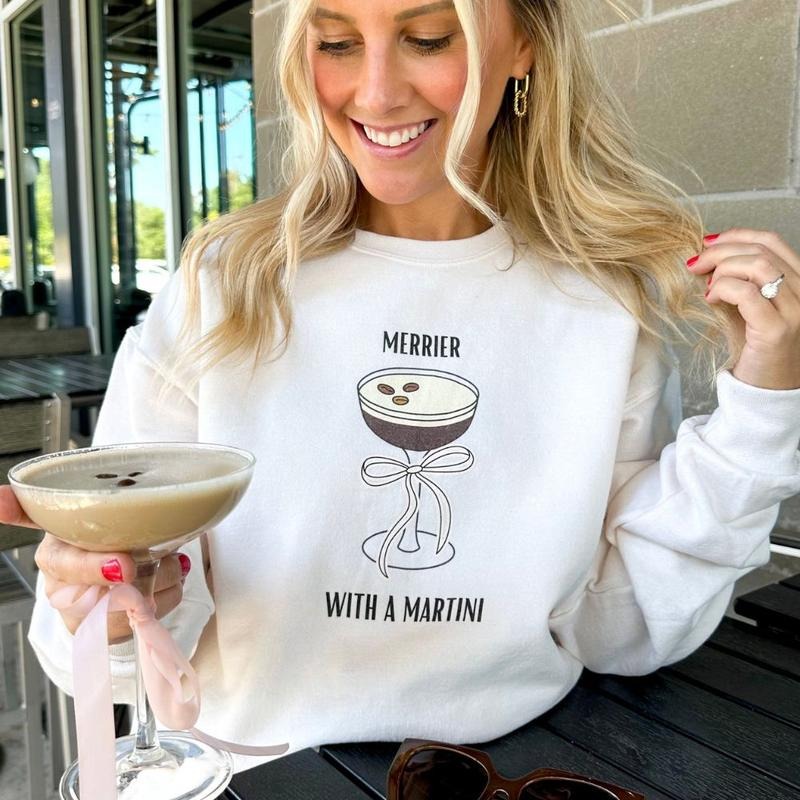 'Merrier Espresso Martini' - Adult & Kids T-Shirts, Sweatshirts & Hoodies apparel design preview 1