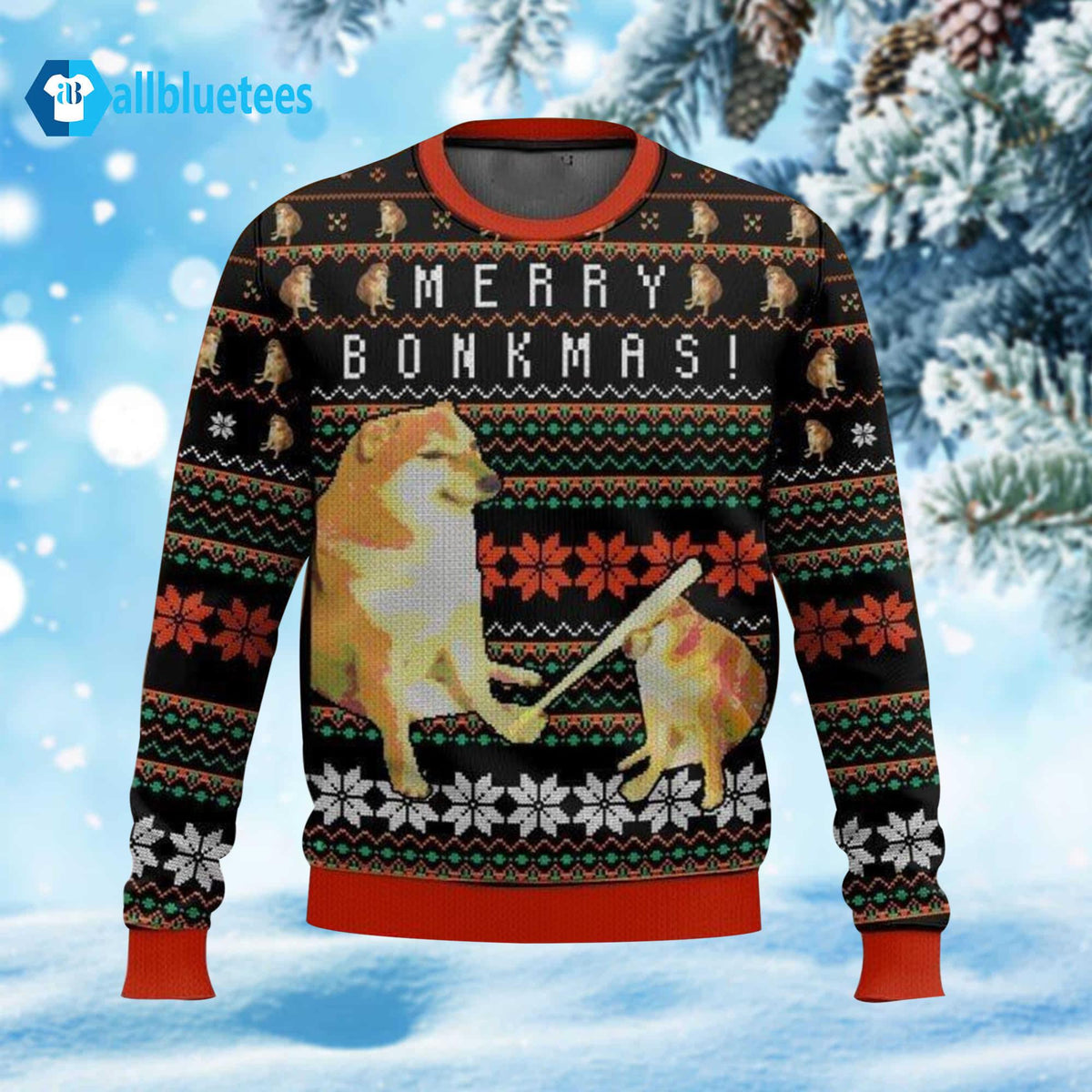 Merry Bonkmas Ugly Christmas Sweater - Holiday Gift product image