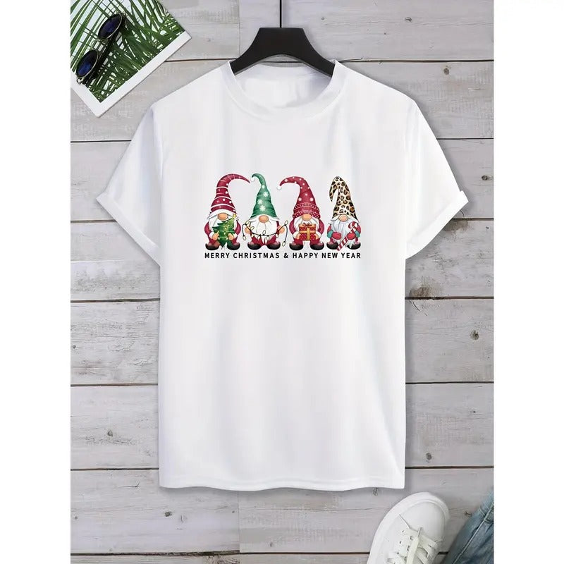 Merry Happy New Year" Festive Casual Cotton Stretchy - Adult & Kids T-Shirts, Sweatshirts & Hoodies apparel design preview 1