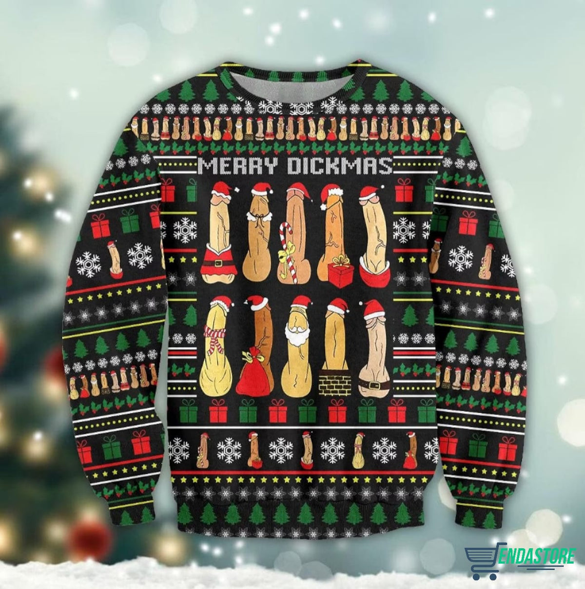 Merry Christmas Clitmas 3D Christmas Sweater - Holiday Gift product image