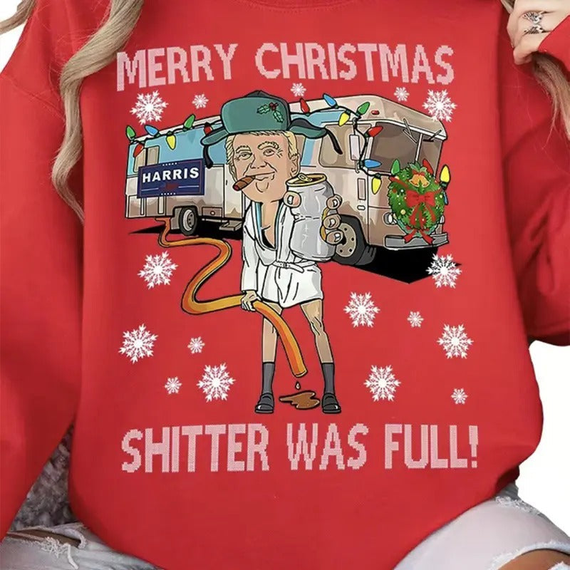 Merry Trump Won Get Over - Adult & Kids T-Shirts, Sweatshirts & Hoodies apparel design preview 1