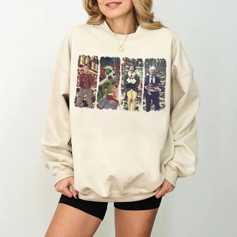 Merry Movies Family Reunion Lovers - Adult & Kids T-Shirts, Sweatshirts & Hoodies apparel design preview 1