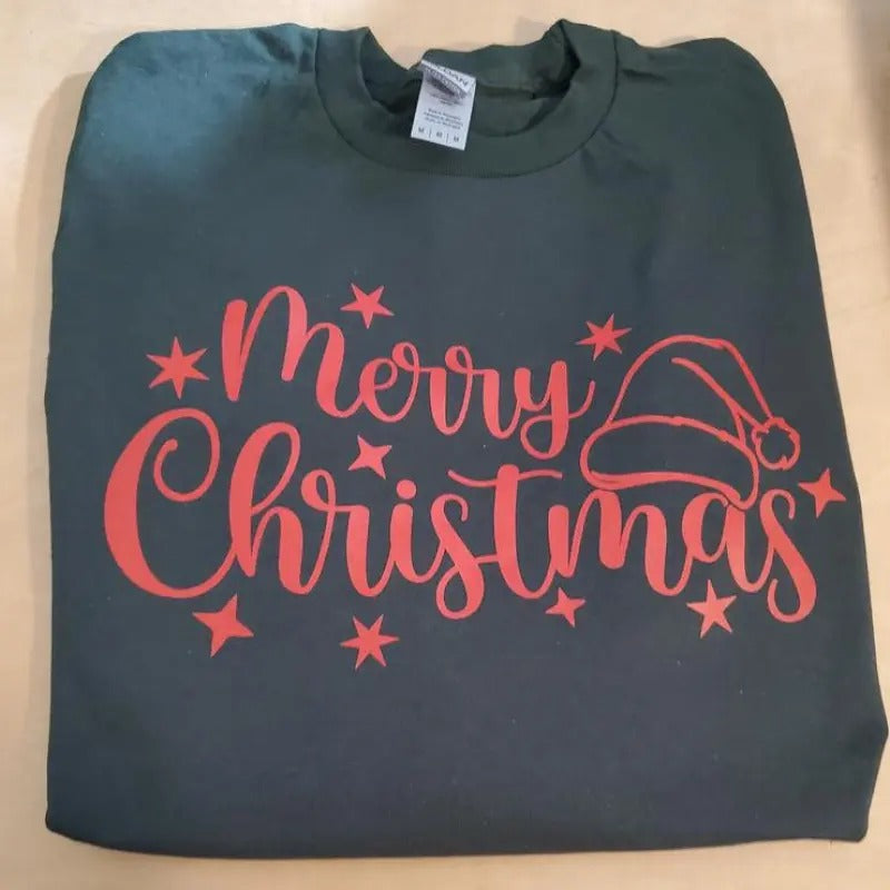 Merry Screen Print Transfer ONLY This Is NOT - Adult & Kids T-Shirts, Sweatshirts & Hoodies apparel design preview 1
