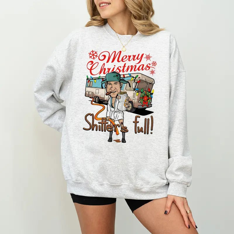 Merry Shitters Full National Lampoons - Adult & Kids T-Shirts, Sweatshirts & Hoodies apparel design preview 1