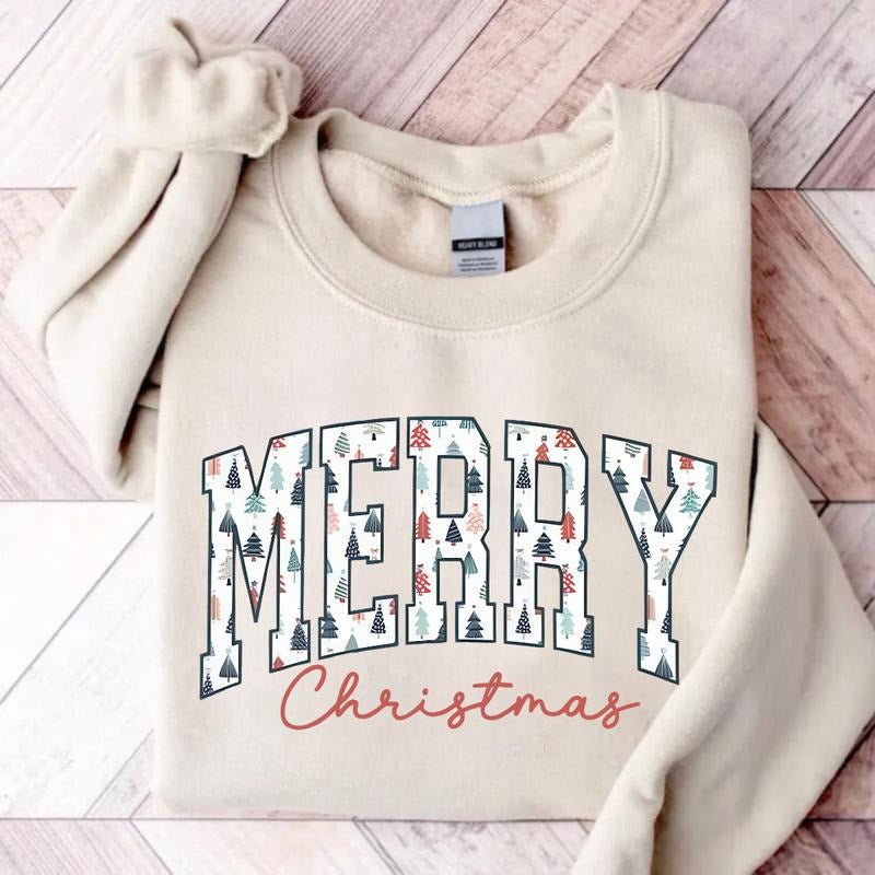 Merry Cute Xmas Cozy Winter Cotton Fit - Adult & Kids T-Shirts, Sweatshirts & Hoodies apparel design preview 1