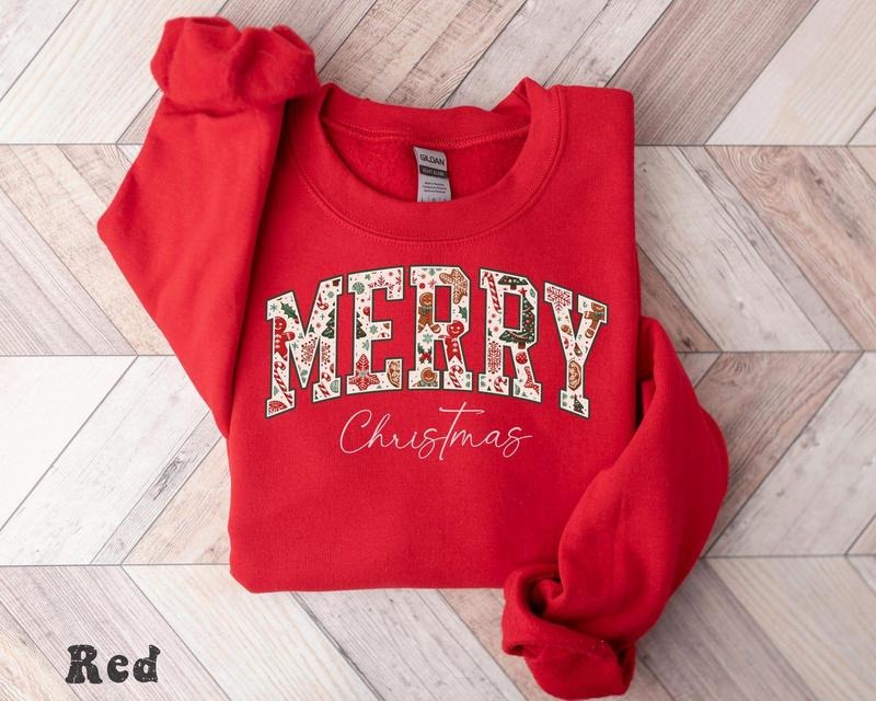 Merry Matching Family Retro Xmas - Adult & Kids T-Shirts, Sweatshirts & Hoodies apparel design preview 1