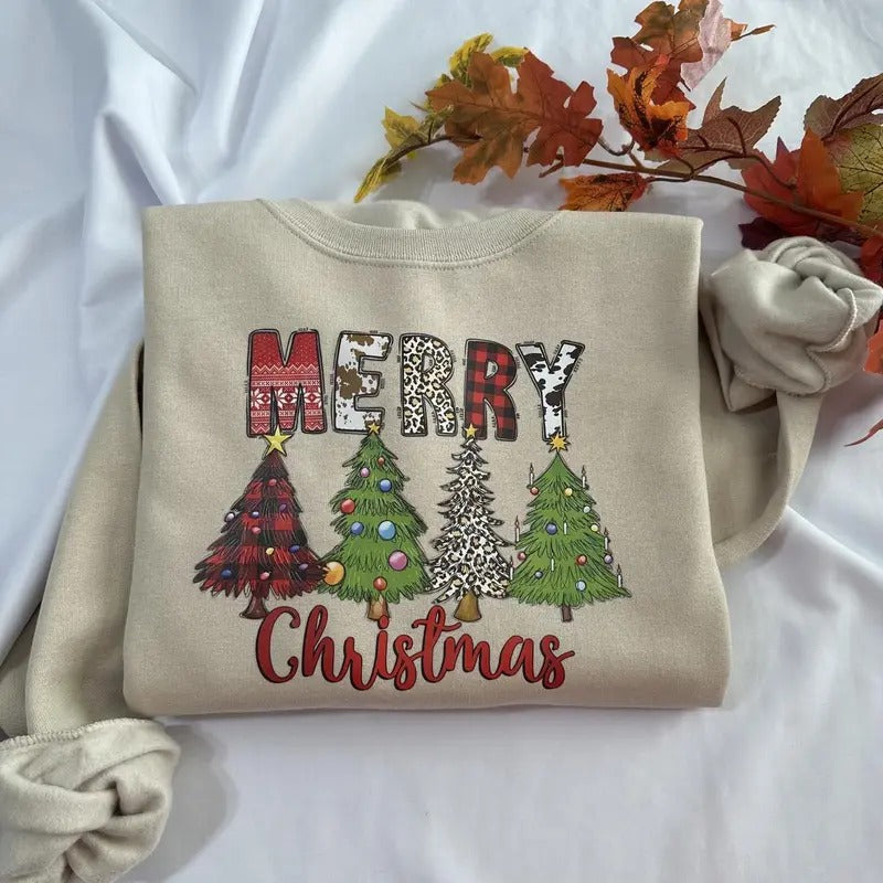 Merry Trees - Adult & Kids T-Shirts, Sweatshirts & Hoodies apparel design preview 1