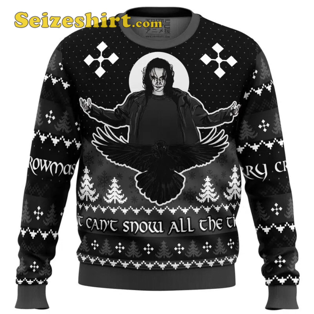 Merry Crowmas The Crow Boys Christmas Sweater - Holiday Gift product image