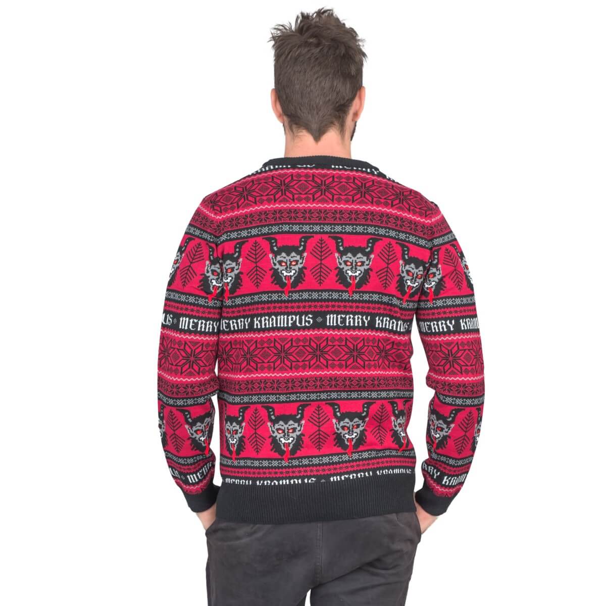 Merry Krampus Adult Ugly Christmas Sweater - Holiday Gift product image 4
