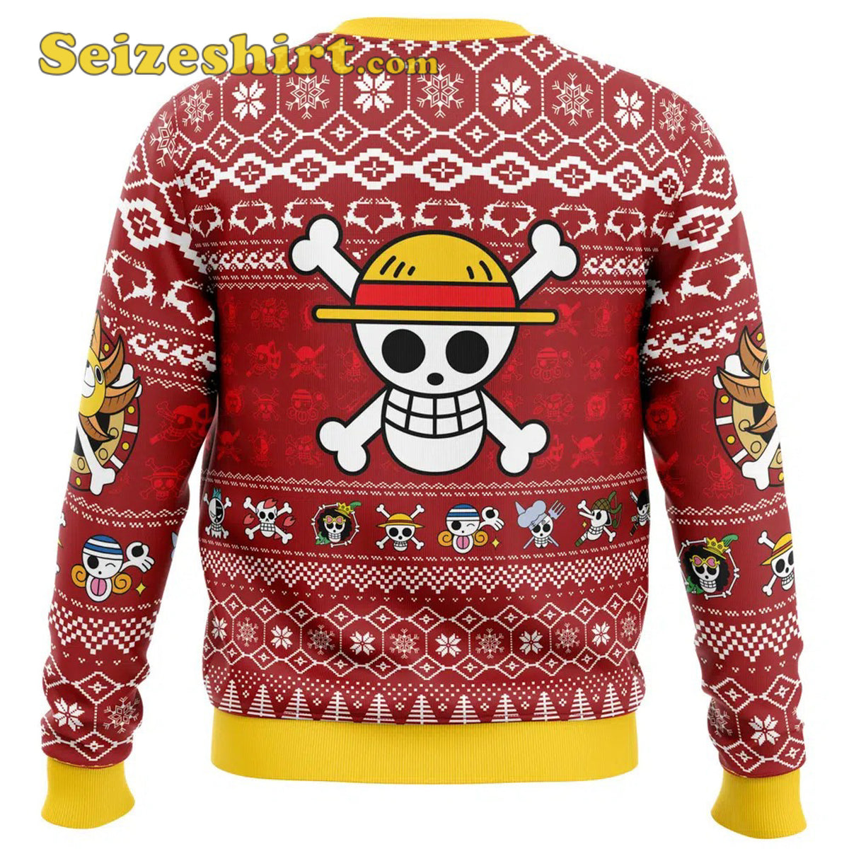 Merry Mugiwara Pirates One Piece Ugly Boys Ugly Christmas Sweater - Holiday Gift product image 2