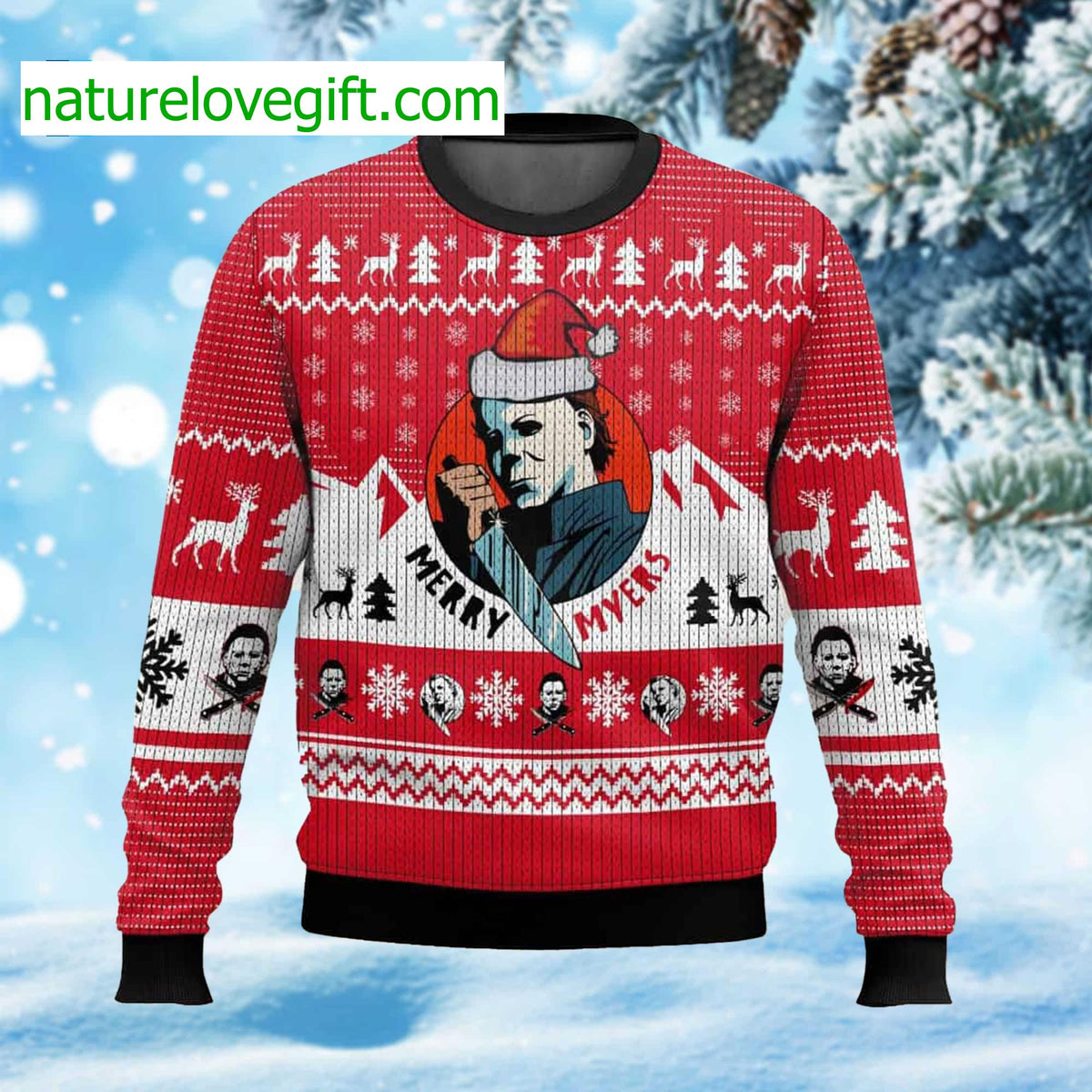 Merry Myers Ugly Christmas Sweater - Holiday Gift product image