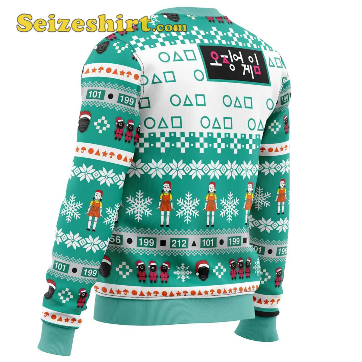 Merry Squidmas Squid Game Boys Christmas Sweater - Holiday Gift product image 3
