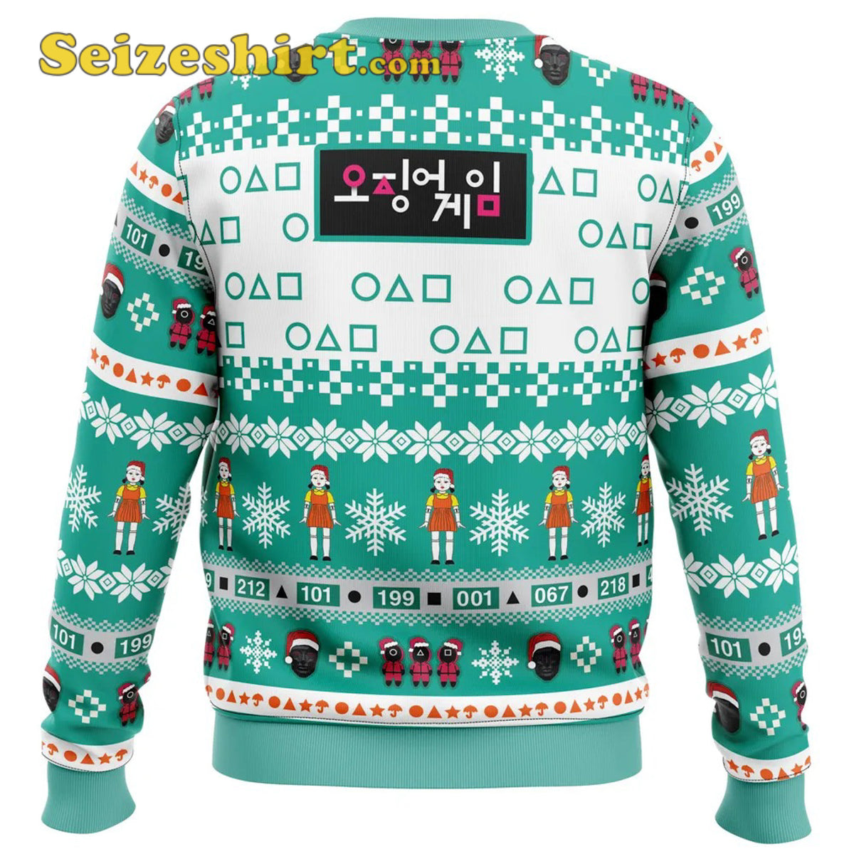 Merry Squidmas Squid Game Boys Christmas Sweater - Holiday Gift product image 4