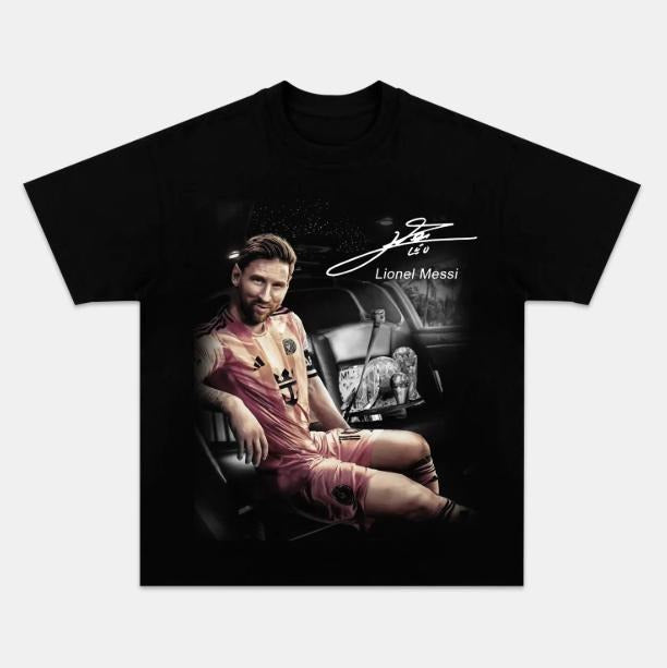 Messi Signature Vintage Soccer Sport Fan Cotton - Adult & Kids T-Shirts, Sweatshirts & Hoodies apparel design preview 1