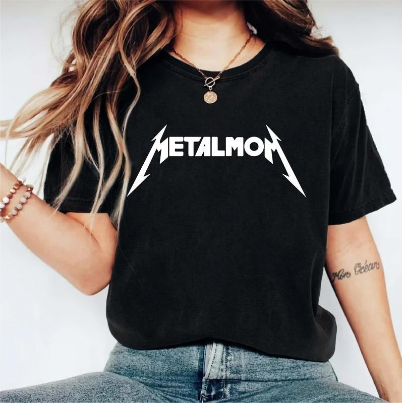 Metal Mom Music Rocker Woman Rock Lover Wife Mama - Adult & Kids T-Shirts, Sweatshirts & Hoodies apparel design preview 1