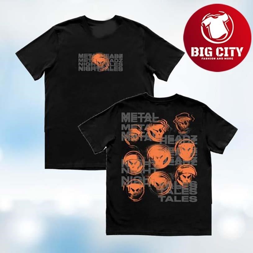 Metalheadz Night Tales Two Sided - Adult & Kids T-Shirts, Sweatshirts & Hoodies apparel design preview 1