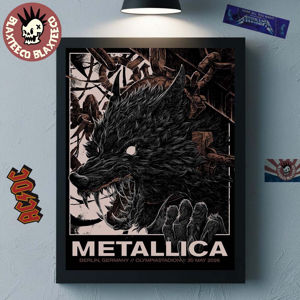 Metallica M72 Berlin Germany 2026 Pop Up Shop Poster - Adult & Kids T-Shirts, Sweatshirts & Hoodies apparel design preview 1