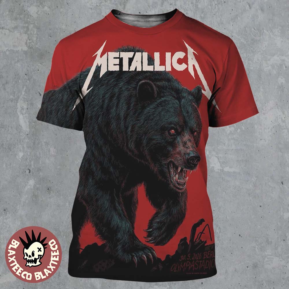 Metallica M72 Berlin Germany 2026 Venue Poster At - Adult & Kids T-Shirts, Sweatshirts & Hoodies apparel design preview 1