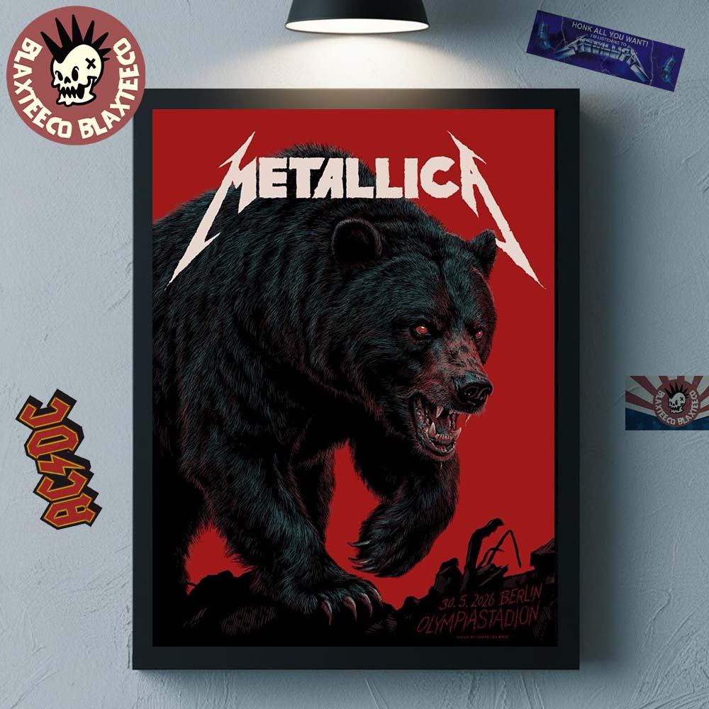 Metallica M72 Berlin Germany 2026 Venue Poster At - Adult & Kids T-Shirts, Sweatshirts & Hoodies apparel design preview 1