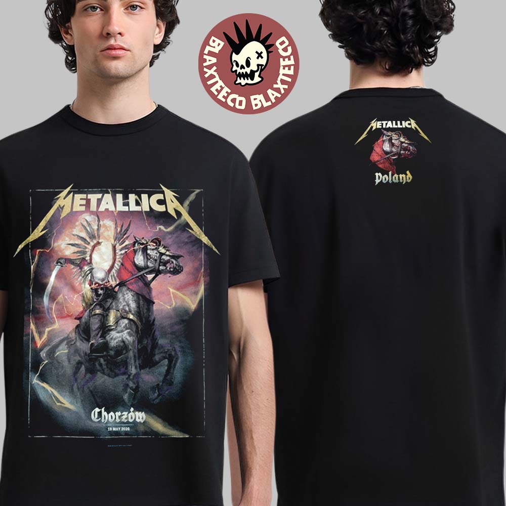 Metallica M72 Chorzów 2026 Pop Up Shop In Poland On - Adult & Kids T-Shirts, Sweatshirts & Hoodies apparel design preview 1