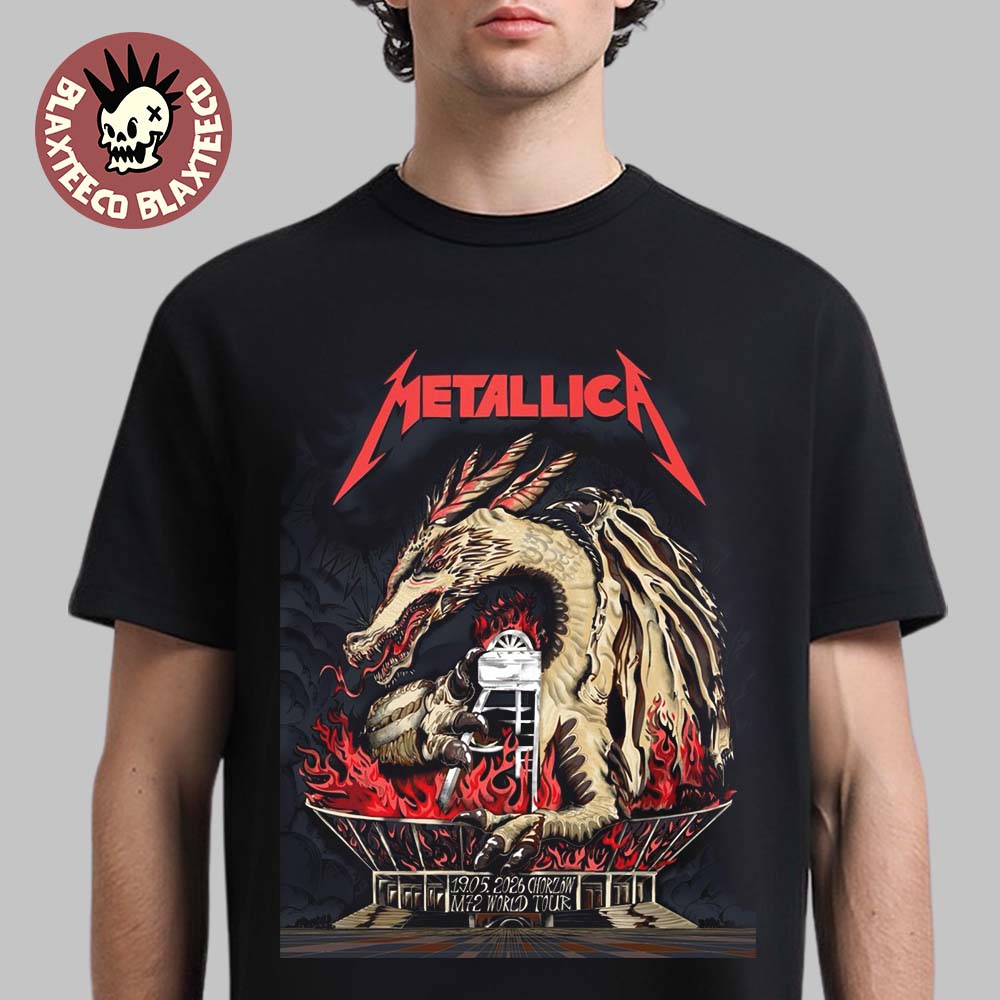 Metallica M72 Chorzów 2026 Venue Poster Poland At - Adult & Kids T-Shirts, Sweatshirts & Hoodies apparel design preview 1