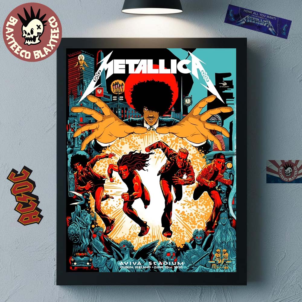 Metallica M72 Dublin Ireland 2026 Night 1 Venue - Adult & Kids T-Shirts, Sweatshirts & Hoodies apparel design preview 1