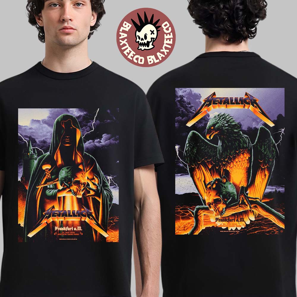 Metallica M72 Frankfurt 2026 Night 1 And 2 Combined - Adult & Kids T-Shirts, Sweatshirts & Hoodies apparel design preview 1
