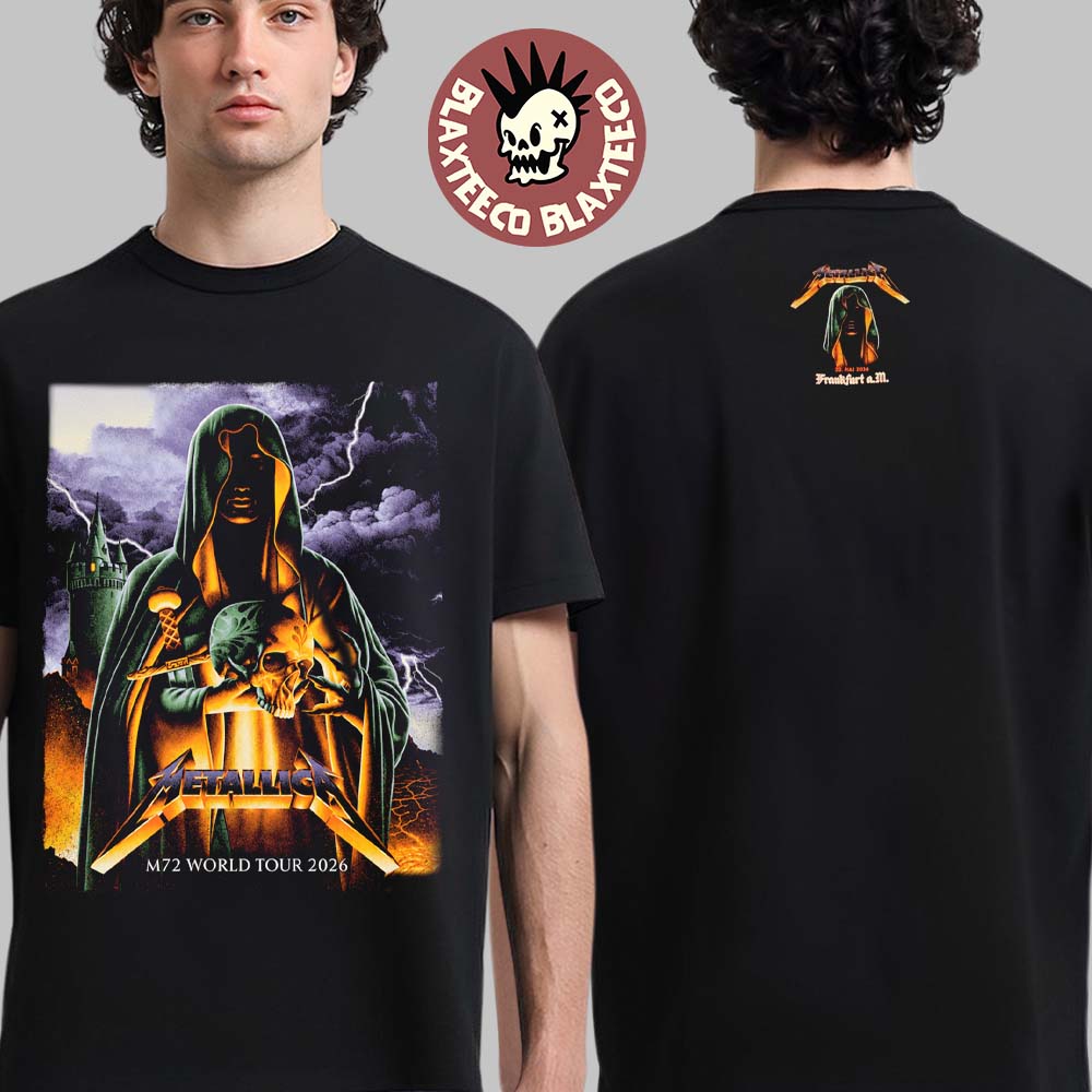 Metallica M72 Frankfurt 2026 Night 1 Venue Merch At - Adult & Kids T-Shirts, Sweatshirts & Hoodies apparel design preview 1