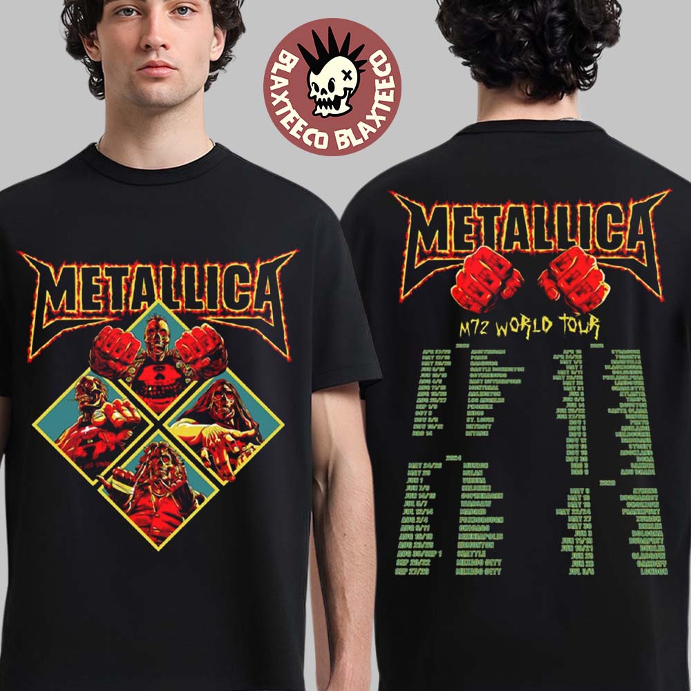 Metallica M72 Secret E Store World Tour Skeleton - Adult & Kids T-Shirts, Sweatshirts & Hoodies apparel design preview 1