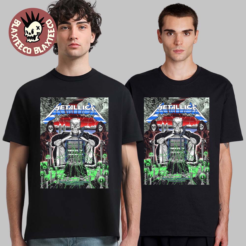 Metallica M72 Zurich 2026 Show Poster For Switzerland - Adult & Kids T-Shirts, Sweatshirts & Hoodies apparel design preview 1